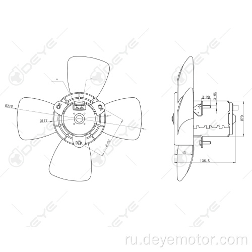 325959455 Электрические вентиляторы охлаждения радиатора для VW Golf